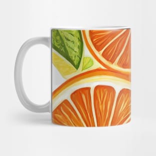 Citrus Burst - Vibrant Orange Pattern Mug